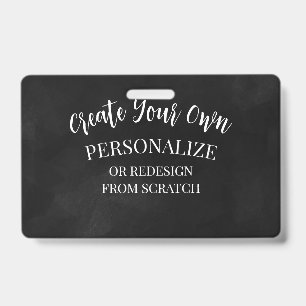 Crachá Crie um Personalizado