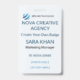 Crachá Custom Badge | Create Your Own Logo