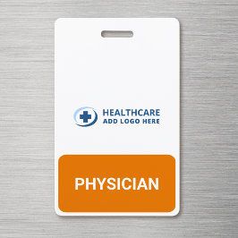 Crachá Custom Color Medical Role Recognition Companion