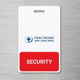 Crachá Custom Color Medical Role Security Companion