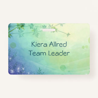 Crachá Customisable dreamy natural landscape