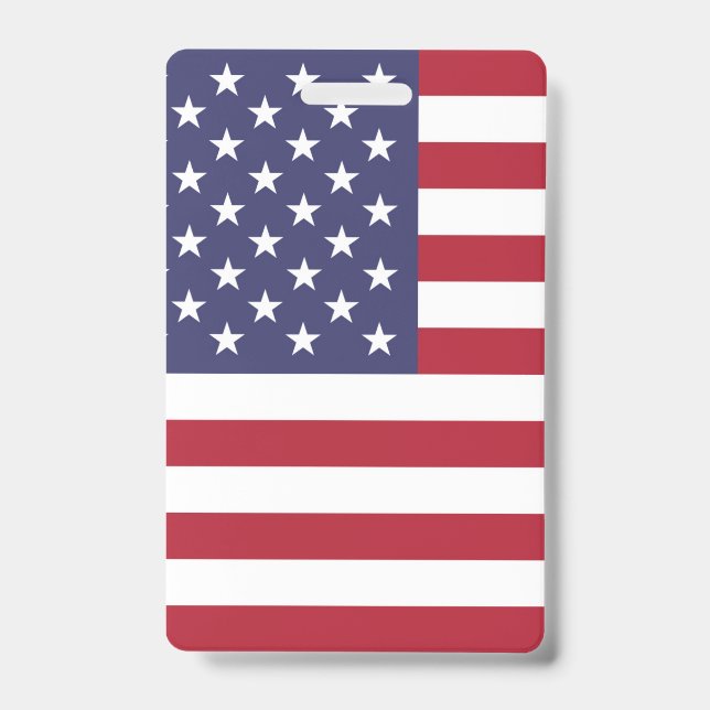Crachá da Bandeira dos EUA Estados Unidos da Améri (Frente)