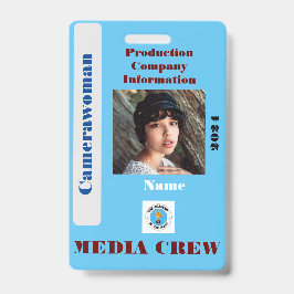 Crachá da Equipe de Mídia