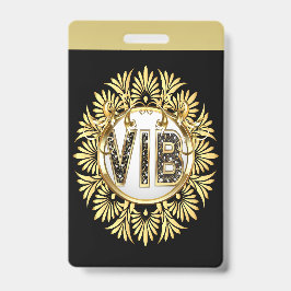 Crachá Dama de Honra Muito Importante - Ver Verso  Insígn