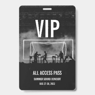 Crachá de Acesso Total Personalizado VIP para Conc