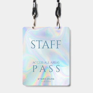 Crachá de Acesso Total VIP Holográfico de Concerto