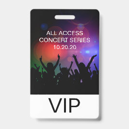 Crachá de Acesso Total VIP para Concerto Personali