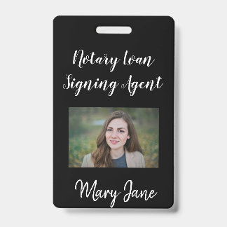 Crachá de Agente de Assinatura Notarial