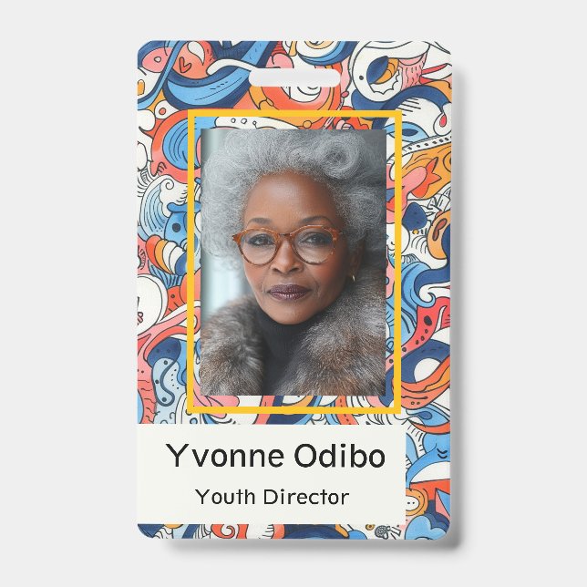 Crachá de atividade/Funcionarios de campo (Frente)