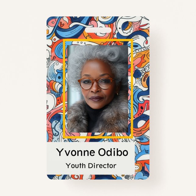 Crachá de atividade/Funcionarios de campo (Frente)