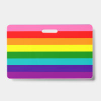 Crachá de bandeira gay LGBT arco-íris