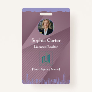 Crachá de Cartão de Identificação de Funcionário d