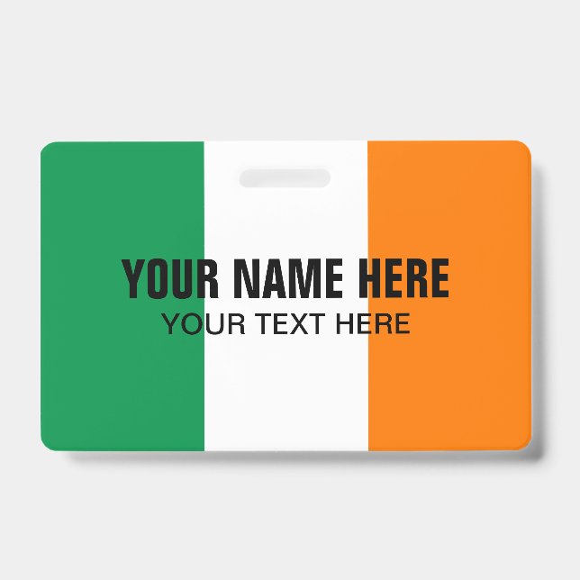 Crachá de clipe metálico personalizado com logotip (Frente)