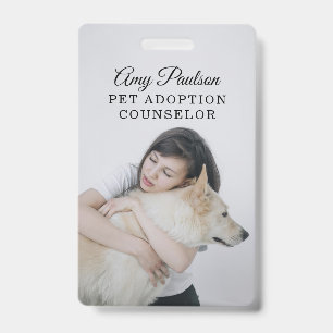 Crachá de Conselheiro de Adoção de Animais