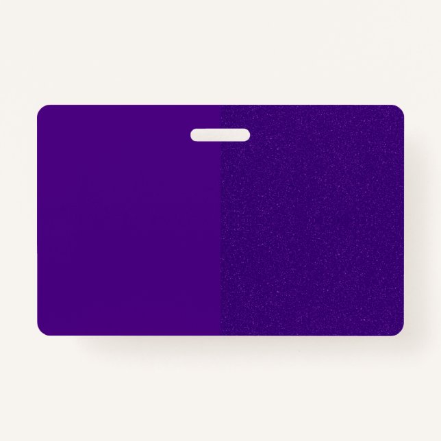 Crachá de Divisão Vertical Roxo - Personalizável (Frente)