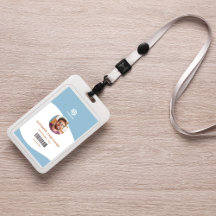 Crachá de Empregados da Empresa Minimalista Modern