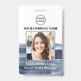Crachá de Empresa Personalizado para Funcionário
