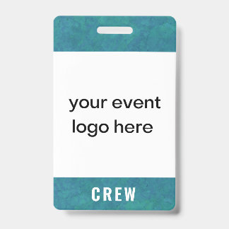 Crachá de Evento para Equipe Teal