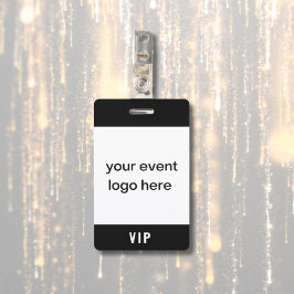 Crachá de Evento VIP