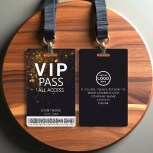 Crachá de falha de acesso com VIP personalizado co