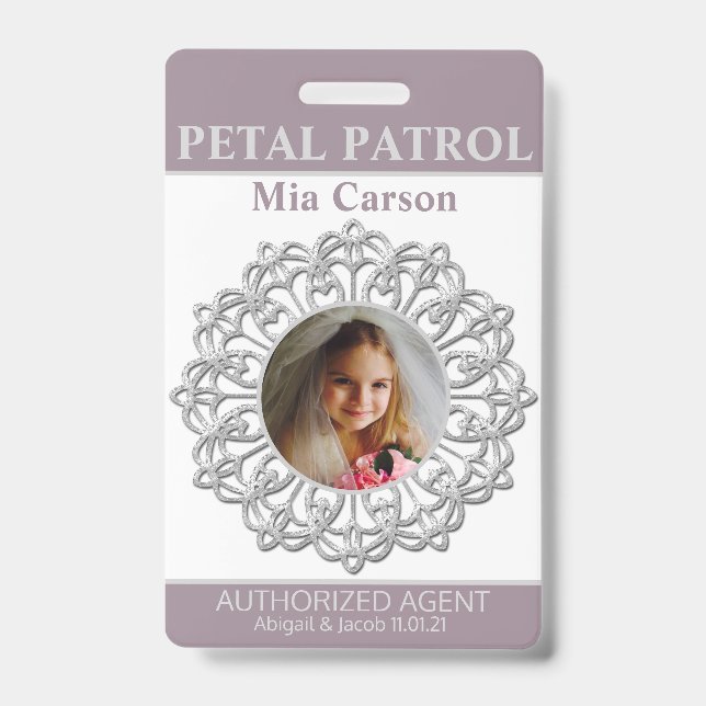 Crachá de Flor da Patrulha Petal (Frente)