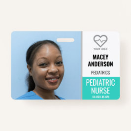 Crachá de Foto Grande Funcionário do Hospital com 