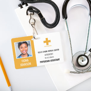 Crachá de Foto ID Personalizado para Funcionário M