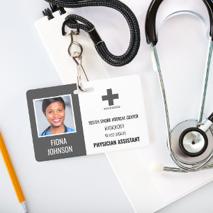 Crachá de Foto ID Personalizado para Funcionário M