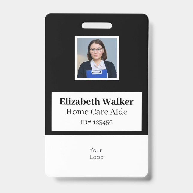 Crachá de Fotografia ID Personalizado de Dois Lado (Front)