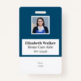 Crachá de Fotografia ID Personalizado de Dois Lado