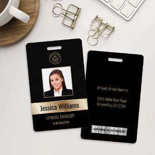 Crachá de Funcionário Corporativo Personalizado Do