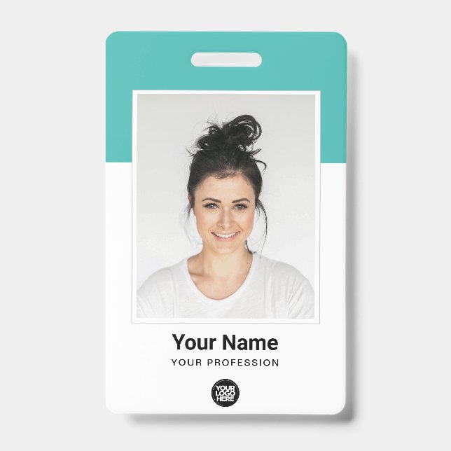 Crachá de Funcionário Personalizado com Foto Grand (Frente)
