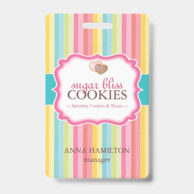 Crachá de Funcionários do Gerente de Papel (Frente)