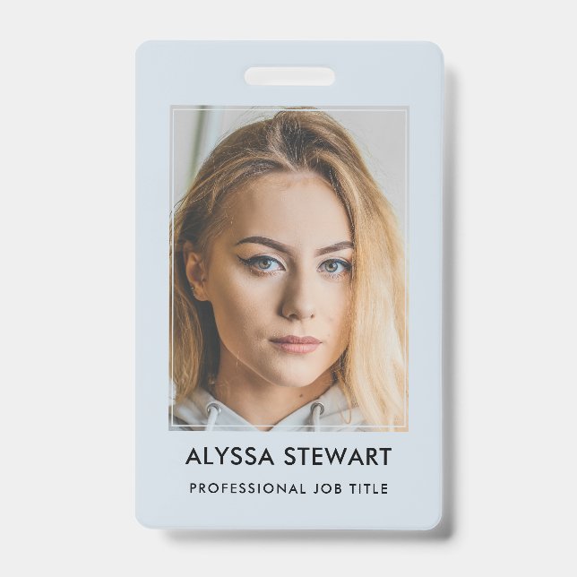 Crachá de Funcionarios flexível para ID de negócio (Front)