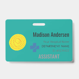 Crachá de Funcionarios plástico - Security.Show.Wo