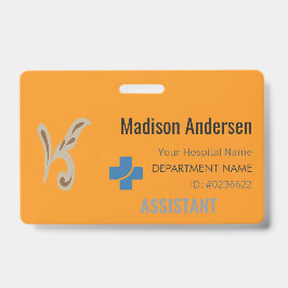 Crachá de Funcionarios plástico - Trade.Show.Secur