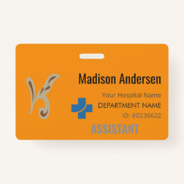 Crachá de Funcionarios plástico - Trade.Show.Secur