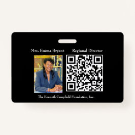 Crachá de ID da empresa