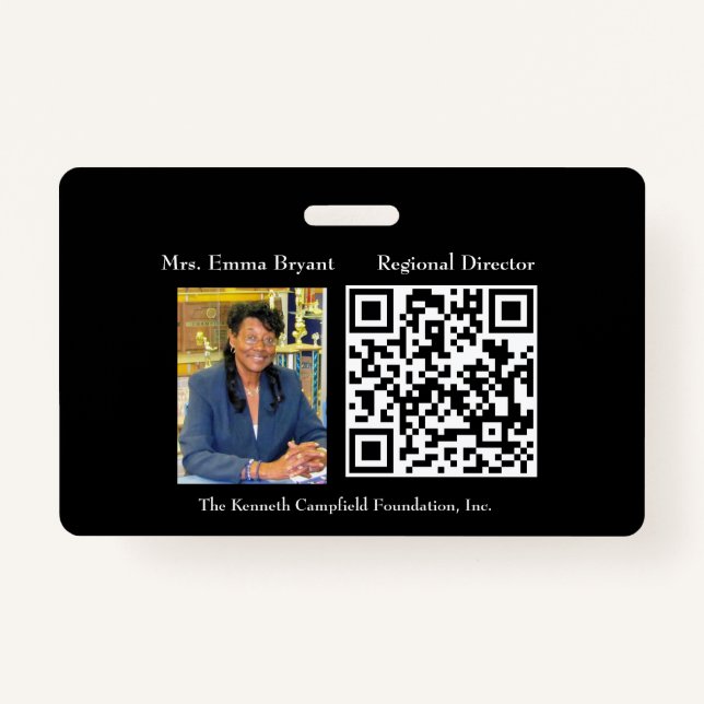 Crachá de ID da empresa (Frente)