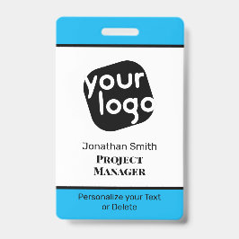 Crachá de ID de Conferência Personalizada Mínima M