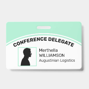 Crachá de ID de Foto Personalizado Delegado NEO MI