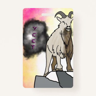 Crachá de ID do Offender Repetido Camedian