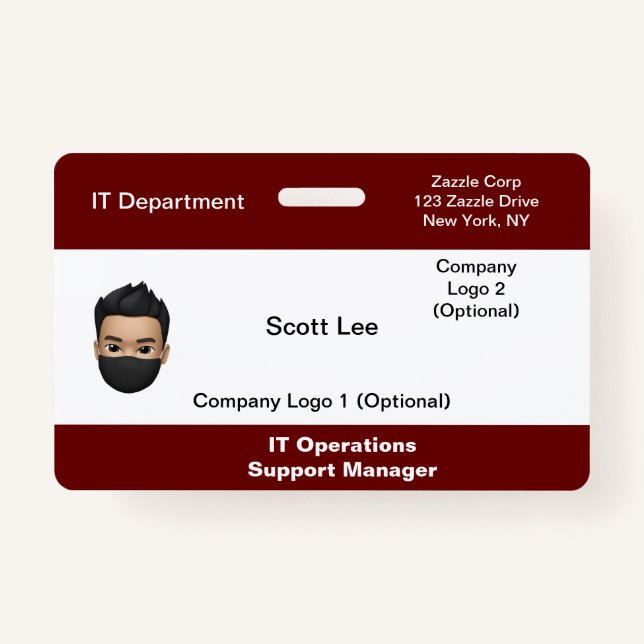 Crachá de ID Médico (Frente)