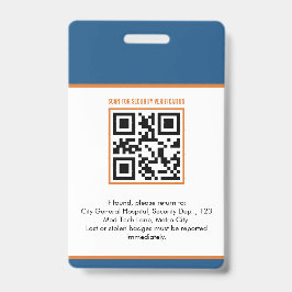 Crachá de ID Médico Personalizado | Enfermeiro Reg