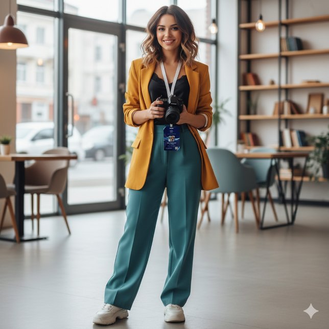 Crachá de ID personalizado de alta qualidade para  (Criador carregado)