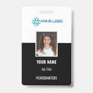 Crachá de ID Personalizado para Funcionário de Emp