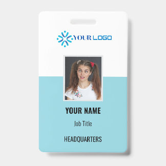 Crachá de ID Personalizado para Funcionário de Emp