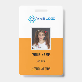 Crachá de ID Personalizado para Funcionário de Emp