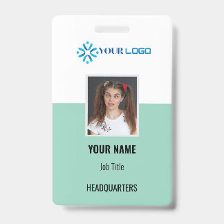 Crachá de ID Personalizado para Funcionário de Emp