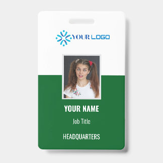Crachá de ID Personalizado para Funcionário de Emp